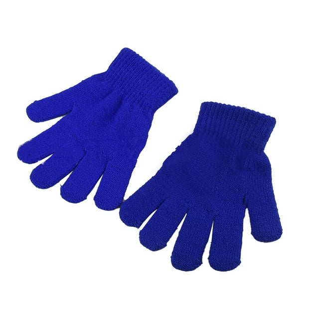 Naiovety Guantes para niños Invierno Protector de manos fácil de combinar Suministros para el hogar azul real Type3 NO3 Naiovety HA059366-10