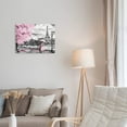 thumbnail image 4 of HFDF Paris Decor for Canvas Wall Art Pink Theme Girls Room Wall Decor Black and White Eiffel Tower Pictures for Bathroom Wall Decor Modern Artwork for Wall Art Wall Decoration 14x11inch Framed, 4 of 6
