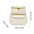 thumbnail image 3 of Waterproof Stroller Organizer Caddy Multi-Pockets, Large Capacity Storage Bag with Adjustable Hook Loop Straps, Oxford Fabric Shopping Camping Cart, Daily Outdoor Essential, 3 of 6