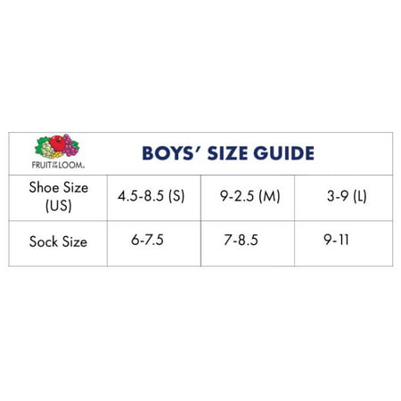 Best Fruit of the Loom Boys Socks, 12 Pack Crew Everyday Active deal