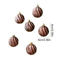 thumbnail image 4 of 6 Pcs Solive Christmas Balls Ornaments for Xmas Christmas Tree Mini Shatterproof Christmas Tree Decorations Hanging Ball Holiday Wedding Party Decoration, 4 of 7