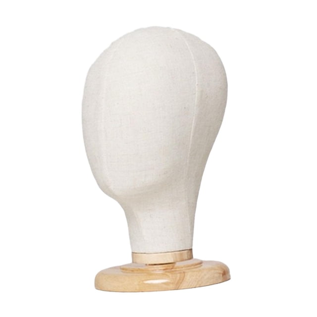 pitrice Durable Hat Display Stand Holder Offers Stable Support For Hats Home And Salon Hats Hairpieces Display Stand Holder Home Beige 31cm Wood Base
