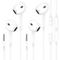 thumbnail image 1 of Paquete de 2 auriculares Rolson para iPhone con cable de 3,5 mm y micrófono, 1 of 9