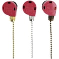 thumbnail image 4 of Interruptor Ventilador Techo 3 Piezas 3 Velocidades 4 Cables ZE-268S6 Interruptor Cadena TraccióN Ventilador Interruptor Control Velocidad Repuesto Dorado, 4 of 5