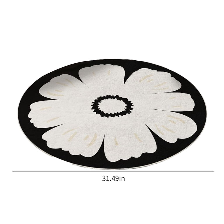 BVXEEP Bath Mats for Bathroom, Large Round Area Rug for Living