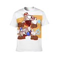 thumbnail image 2 of Cuphead T-Shirts for Men Women, Anime Short Shirts, Unisex Short Sleeve Tops, Crew Neck Tee Shirts, S-4XL, 2 of 8