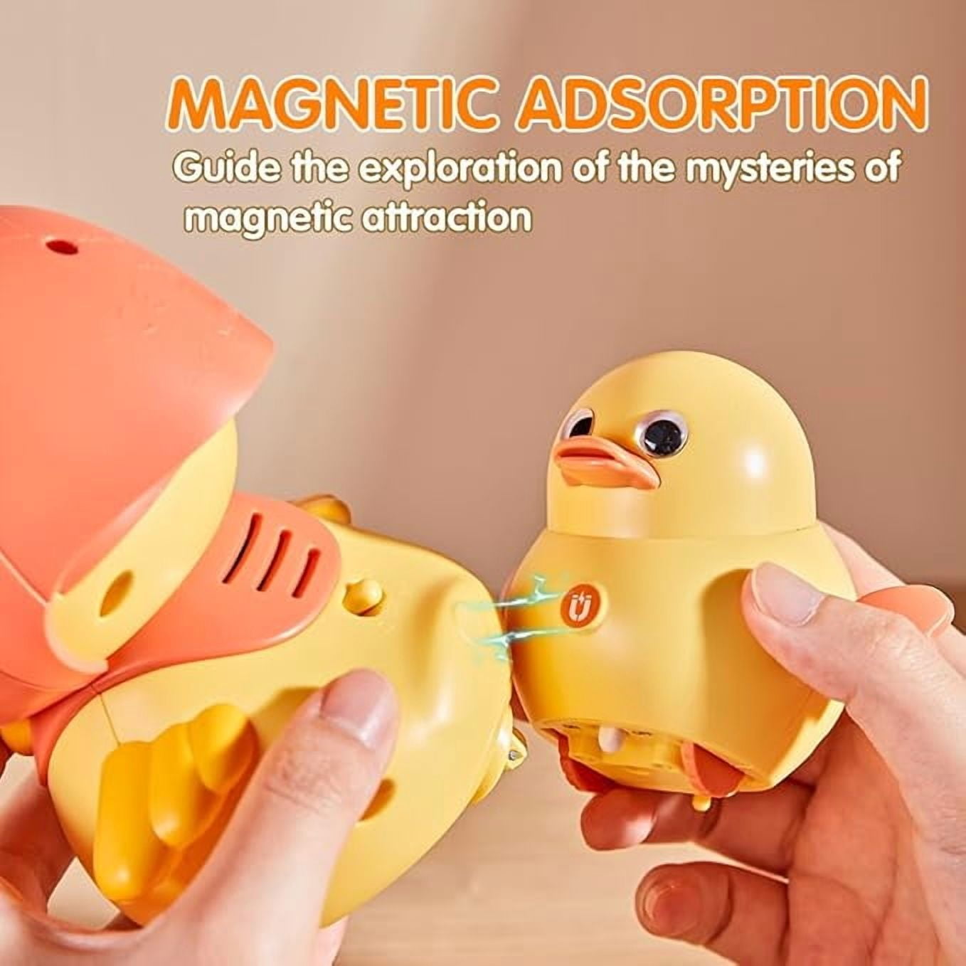 Baby Music Toy Duck Baby Belly Time Toy 3-6 0-6 6-12 Months Newborn Development Crawling Toy Glowing Walking Singing Toy 1-2 3-4 Years Old Boys and Girls Gifts (Yellow)
