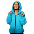 thumbnail image 2 of DAFPZW Womens Quilted Pullover Puffer Jacket Winter Warm Packable Lightweight Outwear Oversized Long Sleeve Hooded Coats with Pocket, 2 of 9