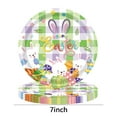 thumbnail image 2 of Easter Disposable Tableware Set Bunny Party Decorations Colorful Easter Decorative Paper Tableware Supplies (7In Plates 20Pcs), 2 of 2