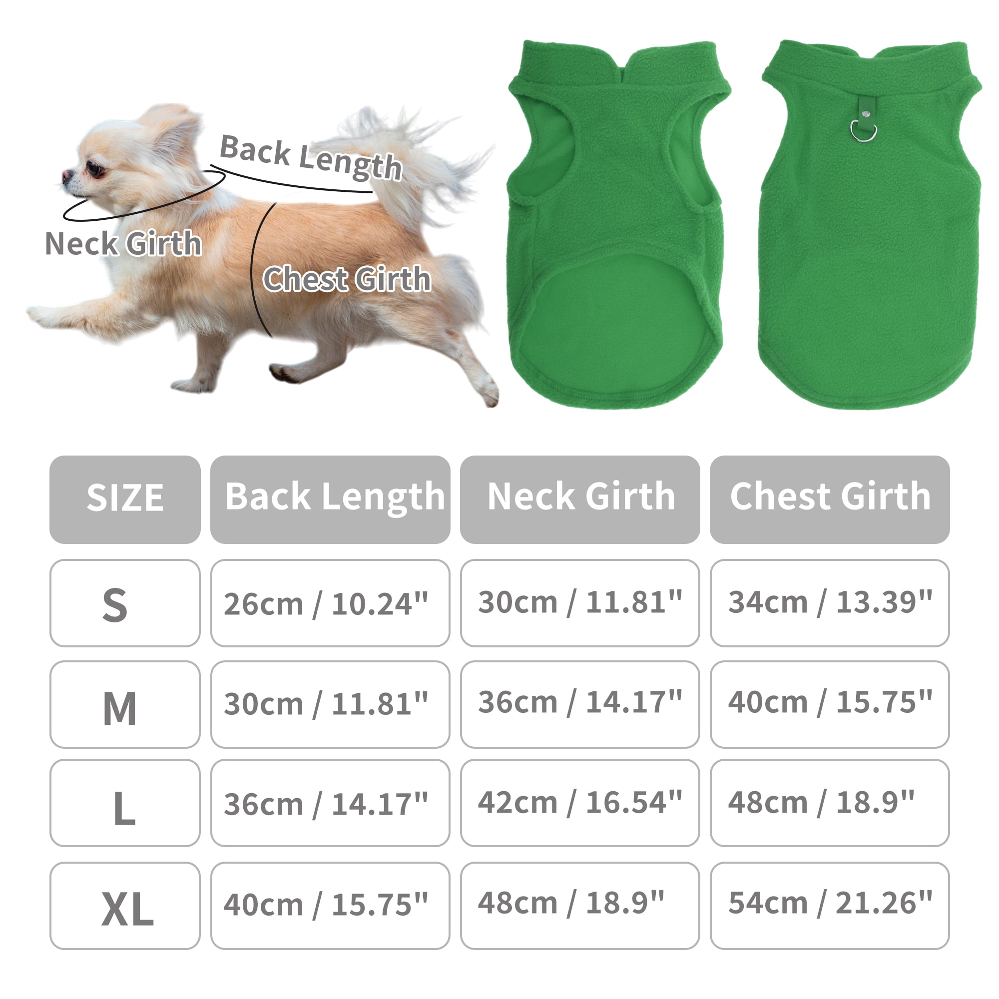 Unique Bargains Dog Cat Warm Vest Small Dog Cat Jumpers Green M