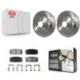 thumbnail image 1 of Transit Auto Rear Disc Brake Rotors and Ceramic Pads Kit for Car 2010-2017 Chevrolet Equinox GMC Terrain K8T-101682, 1 of 11