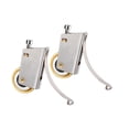 thumbnail image 3 of Siruishop 2 Pcs Roue Convexe Simple de Remplacement Robuste pour Porte Coulissante, 3 of 8