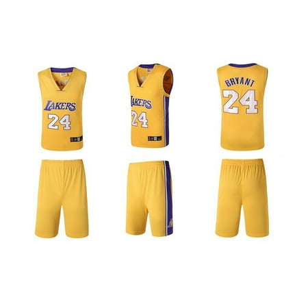 Pedymaquem Men's Basketball Jersey L.A. Lakers Bryant24#Splicing T-Shirt Player Jersey Shorts Sports Suit Size S-3xl Other 3xl 56
