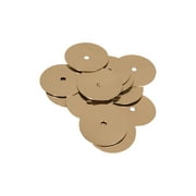 Mid-East Nickel Plated Brass Tambourine Jingles 100-Count *Blemished