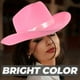 thumbnail image 4 of Sombrero de vaquero estilo occidental, color rosa, para vaquera, para cosplay, disfraz de fiesta, 4 of 6