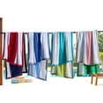 thumbnail image 7 of Better Homes & Gardens Coastal Resort Cotton Blend Beach Towel, 40 x 72 in, Aqua & Green, 7 of 7