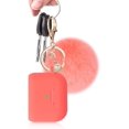 thumbnail image 4 of Étui pour Airpods Pro, Coque de Protection pour Airpods Pro, Étui de Chargement Sans Fil, Mignon Étui Air Pods 3 Accessoires de Protection en Silicone Porte-Clés/pompon/sangle (Corail Vivant), 4 of 8