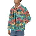 thumbnail image 3 of Naloa Hawaii Palms Men’s Hoodies, Zip up Hoodie, Sweatshirts,Hoodies for Men Sizes S-3XL-Small, 3 of 5