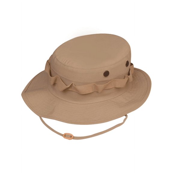 TRU SPEC BY ATLANCO TruSpec - Military Boonies Color: Khaki Fabric: 100% Cotton Size: 7.25