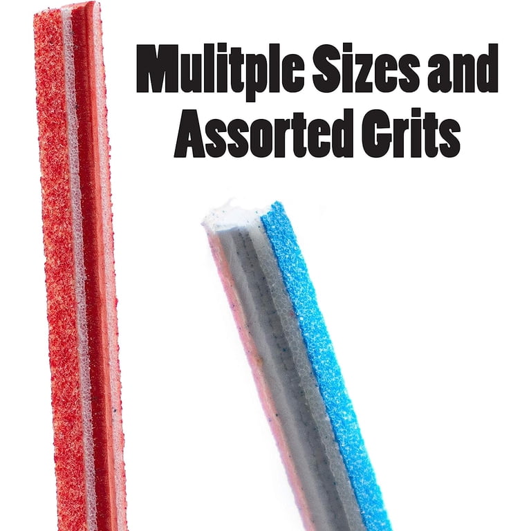 Honoson 120-Piece Sanding Twigs – Cushioned Abrasive Sticks For Woodworking & Model Detailing