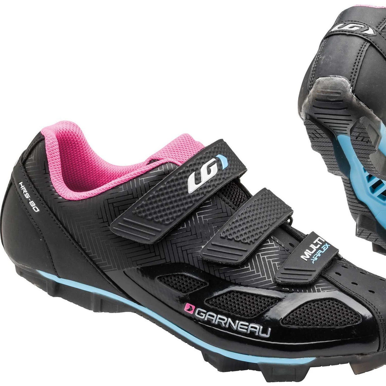 Louis Garneau Women's Multi Air Flex Cycling Shoes (Black/Pink, 38