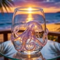 thumbnail image 7 of Ocean Animals Glassware, 2D Stemless Wine Glasses, Handcrafted Marine Animal Bar Glass for Coastal Home Decor Ocean Lovers, 7 of 7