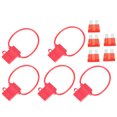 thumbnail image 3 of Fuse Medium Size 5pcs In Line Fuse Holder   5pcs ATC/ATO Blade Fuse For Car Boat RV Red 10A Fuse, 3 of 8