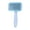 Blue, variant on BESTSKY Cat Brush,Long Handle Design Dog Brush,One-Click Hair Removal Function Universal for Cats and Dogs Cat Stuff,1330Ml
