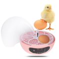 thumbnail image 4 of Mini Egg Incubator for Kids with Light Intelligent Hatcher 6 Egg Auto Pink, 4 of 5