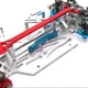 thumbnail image 5 of RC Coche Sujetador de batería Solución Simple Metal Metal Cars con control remoto Ajuste Reemplazo de reemplazo de herramientas para K989 284131 Mini-Q9 Azul Scienceny FN009815-02, 5 of 7