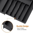 thumbnail image 5 of New Adjustable Cutlery Organizer - Upgraded Plastic Storage Tray with Dividers, Ideal for Organizing Spoons and Knife Drawers., 5 of 9