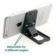 thumbnail image 3 of Ultra Compact Portable Fold-up Stand Black Desktop Mini Holder Dock Cradle 65 for Samsung Galaxy Note Edge, S5 S6 Edge Edge+ S7 Edge S8 S8+, Tab 4 NOOK 10.1 (SM-T530) 7.0 (SM-T230), 3 of 6