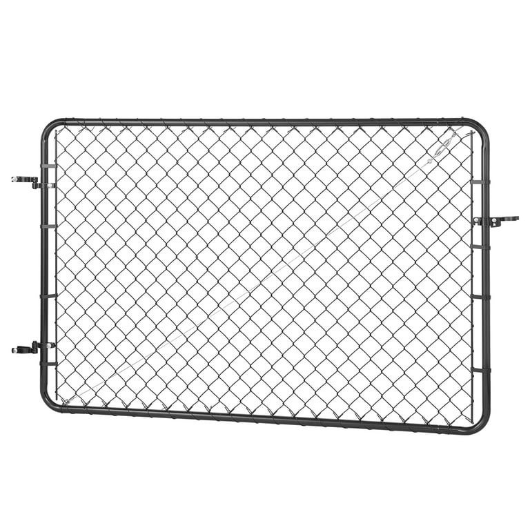 KFFKFF Chain-Linked Fencing Gate, Dimensions 72 x 48 inches