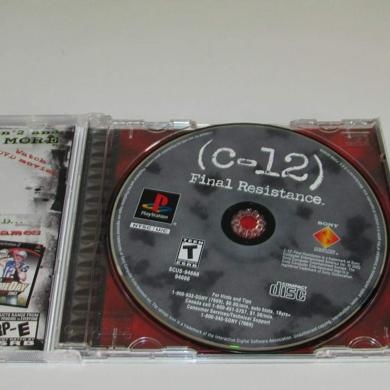 C-12 Final Resistance C12 (Playstation) - Walmart.com
