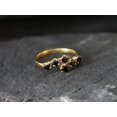 thumbnail image 3 of Onyx Ring Natural Black Onyx Ring Minimalist Genuine Onyx Stacking Band Ring, 3 of 5