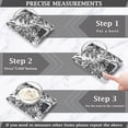 thumbnail image 3 of Black and White Tiger Jungle Food Scale Digital Kitchen Scale Waterproof Tempered Glass Tare Function 11 lb for Baking Cooking Meal Prep, 3 of 7