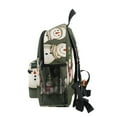 thumbnail image 4 of FORMRS School Backpack with Front Zippered Pocket 12" Student Travel Daypack, Beige Snowmen, 4 of 6