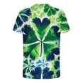 thumbnail image 5 of ZRGHAOYLQ St. Patrick's Day Plus Size T-shirts Men Clearance Short Sleeve Crewneck Pullover Big and Tall Shamrock Shirt Tops Loose Summer Trendy T Shirts, 5 of 5