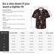 thumbnail image 5 of Balery Skeleton with Roses Camisas hawaianas de manga corta para hombre, camisas playeras de corte holgado, camisas de vacaciones con botones,Large, 5 of 7