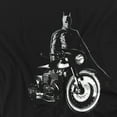 thumbnail image 3 of The Batman And His Motorcycle Kids T Shirt (4) for Youth Toddler Boys and Girls, Black, 3 of 5