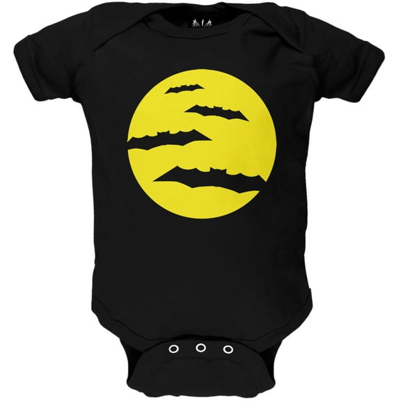 Old Glory Moon Bats Short Sleeve Baby One Piece