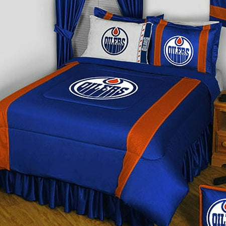nhl edmonton oilers bedding set hockey comforter sheets nhl edmonton oilers bedding set hockey comforter sheets