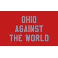 thumbnail image 5 of Dutern Double Sided Ohio Against The World Flag Banner 3x5Feet Garden house Flag banner Wall Decor Red Flag Banner 3 Ply with Brass Grommets 3x5 Feet, 5 of 5