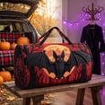 thumbnail image 5 of ZhangC Halloween Themed Quilted Embroidered Tote Bag, 16x8x8 Inch Large Capacity Portable Travel Handbag, Embroidered Storage Tote for Party Supplies, Costumes, Gym and Daily Use, 5 of 9