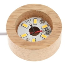 Nicehomfit Compact Wood LED Display Stand Assorted Colors for Crystal Art