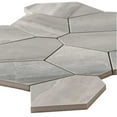 thumbnail image 6 of The Tile Life Stately Oasis Alaska Gray Porcelain Mosaic Floor & Wall Tile, 14 x 16 in, 1-Piece, 6 of 14