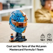 LEGO Editions McLaren Mastercard F1 Team Oscar Piastri Helmet - Building Set for Teens, Ages 14+ F1 Bedroom, Office or Shelf Decor for Fans - Gift for Teenage Boys & Girls - 43017