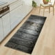 thumbnail image 5 of Alfombra de cocina, dormitorio, sala de estar, alfombra de entrada, pasillo de casa, balcón, alfombra absorbente, alfombra larga antideslizante con patrón de madera, 5 of 5