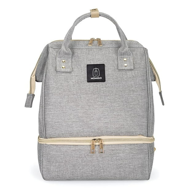 Mochila extractor de leche MOMIGO Cooler, resistente a la humedad, gris