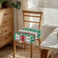 thumbnail image 2 of SEANATIVE Christmas Chair Covers for Dining Chairs Set of 2 Cute Panda Chair Covers with Elastic Band Square Chair Protective Cover Home Dining Room Kitchen Xmas Decor, 2 of 7